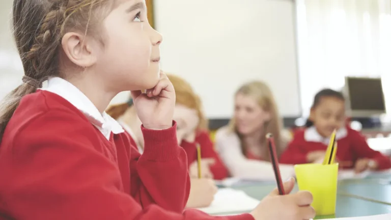girl at school