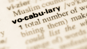 Vocabulary in Dictionary