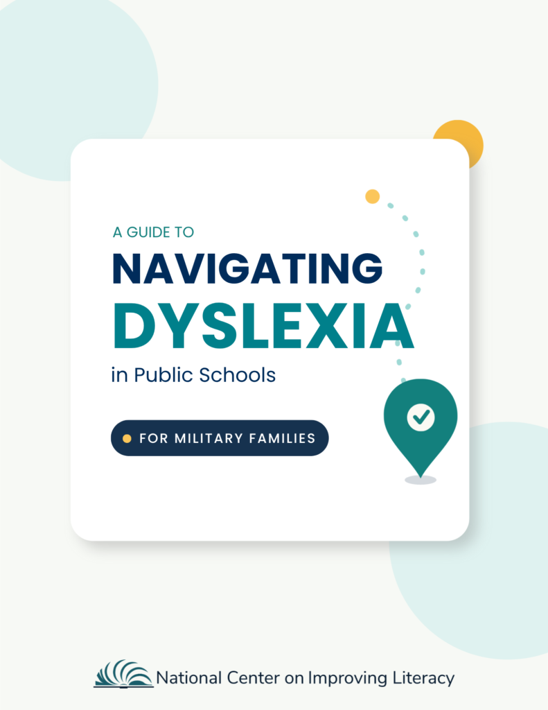 NCIL a guide to navigating dyslexia military families